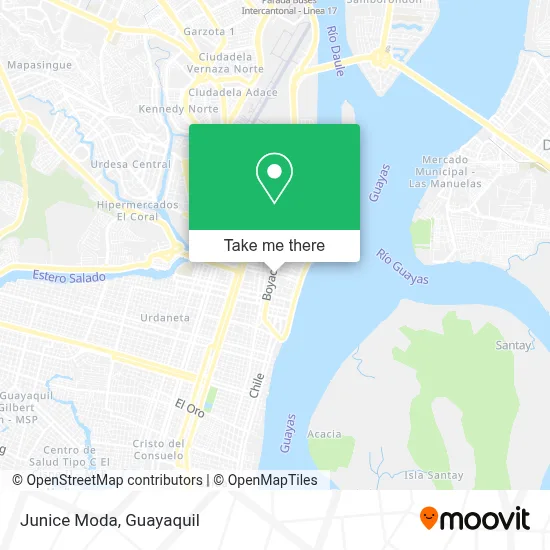Junice Moda map