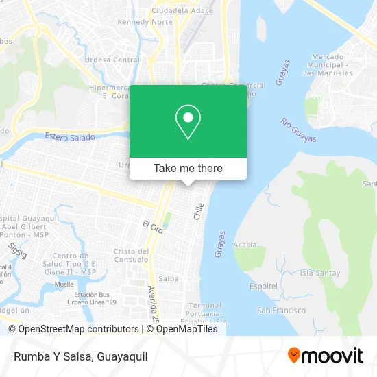 Rumba Y Salsa map