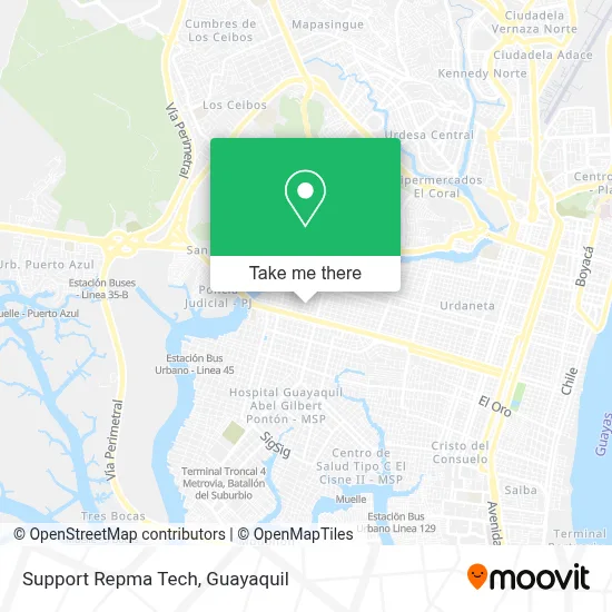 Support Repma Tech map