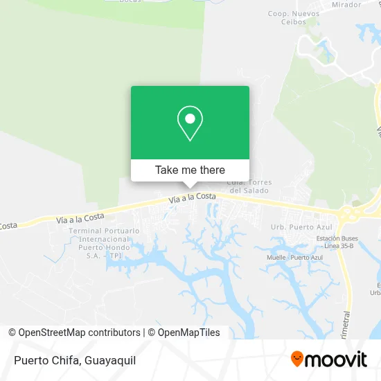 Puerto Chifa map