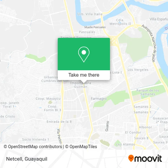 Netcell map
