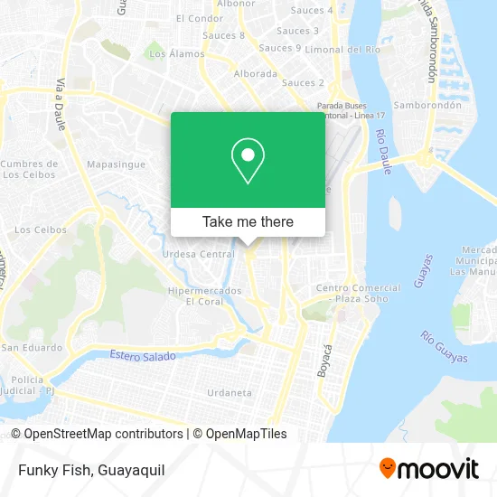 Funky Fish map