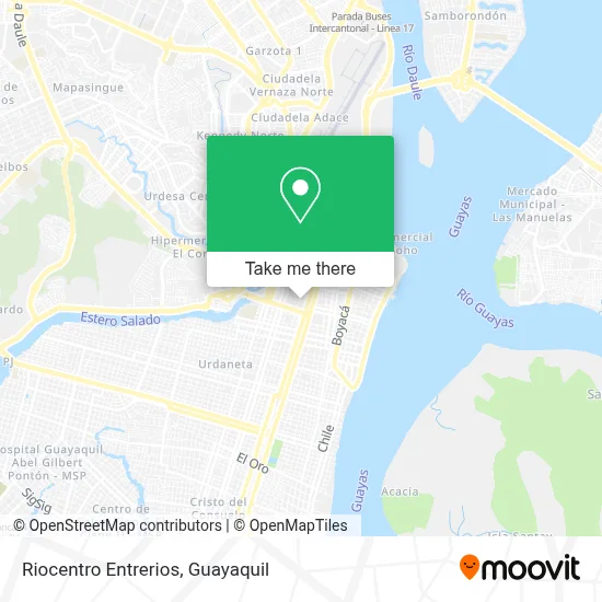 Riocentro Entrerios map