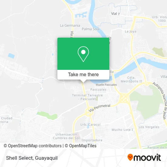 Shell Select map