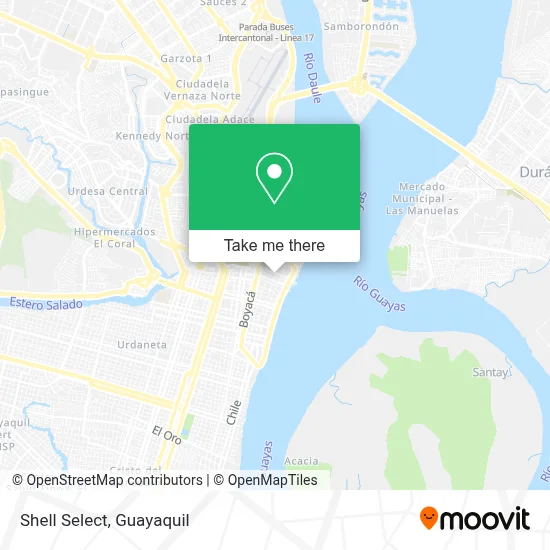 Shell Select map