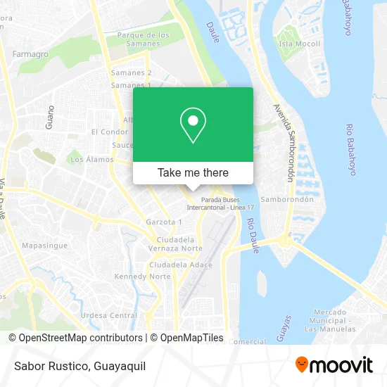 Sabor Rustico map