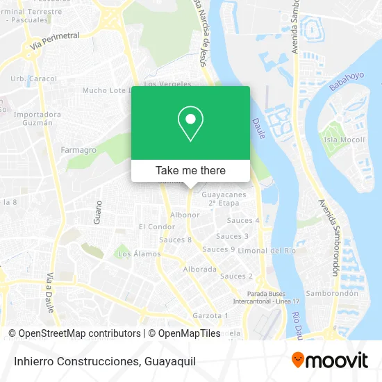 Inhierro Construcciones map