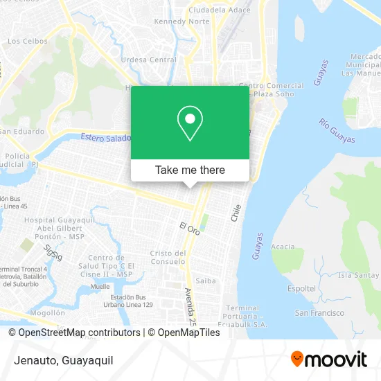 Jenauto map