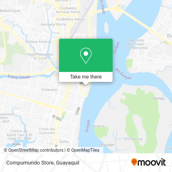 Compumundo Store map
