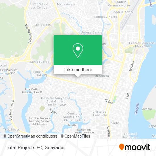 Total  Projects  EC map