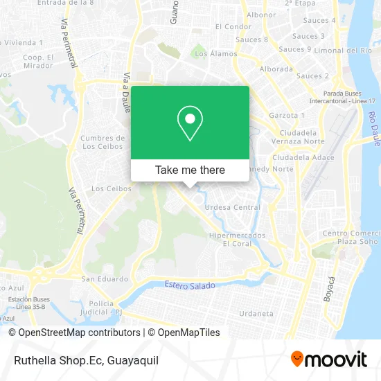 Ruthella Shop.Ec map