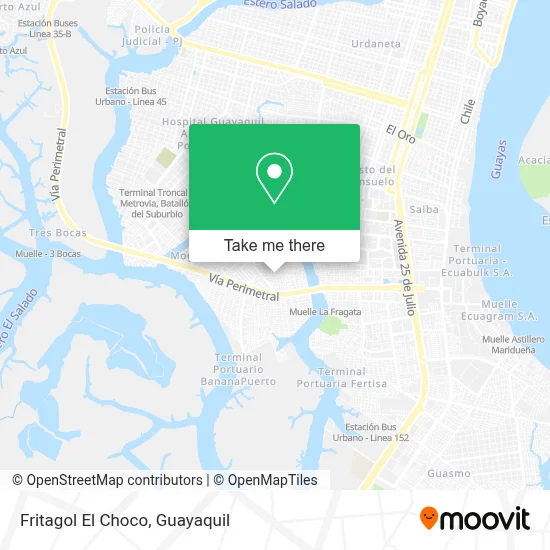 Fritagol El Choco map