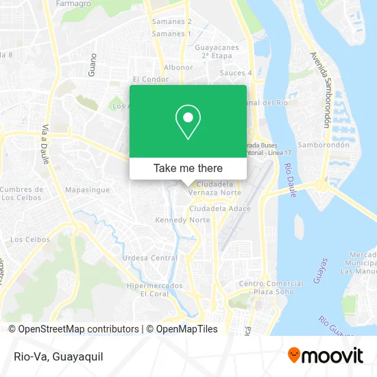 Rio-Va map