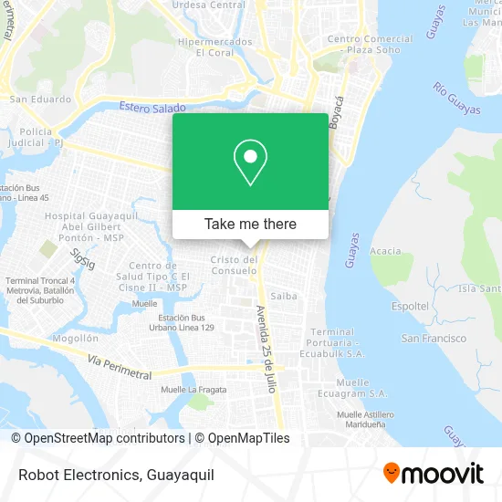 Robot Electronics map
