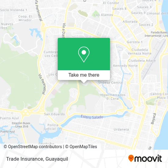 Trade Insurance map