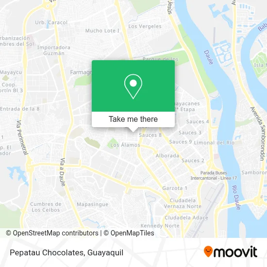 Pepatau Chocolates map