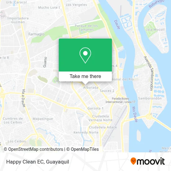Happy Clean EC map