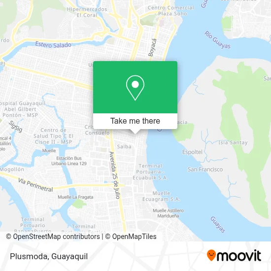Plusmoda map