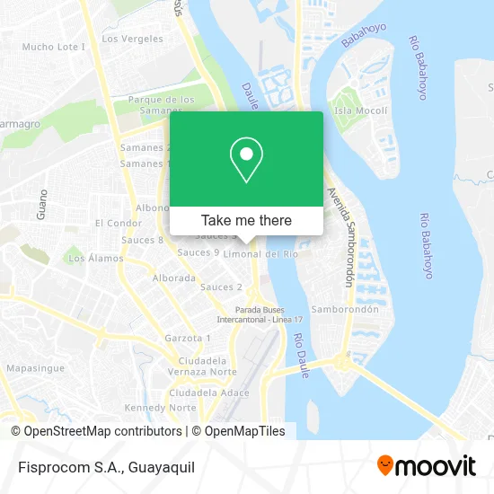 Fisprocom S.A. map