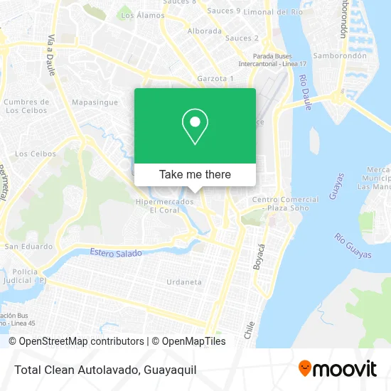 Total Clean Autolavado map