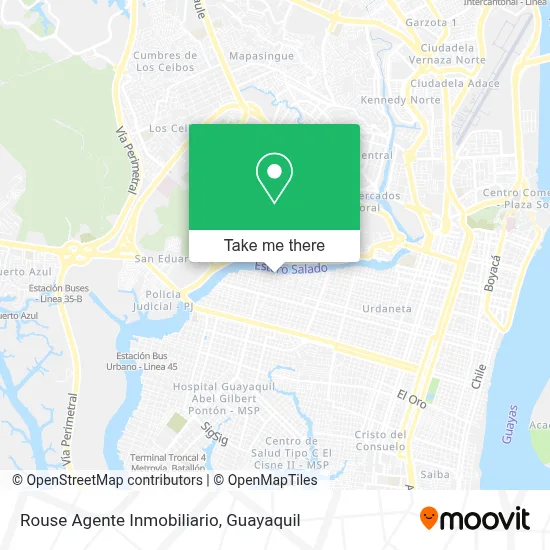 Rouse Agente Inmobiliario map
