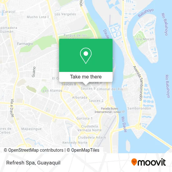 Refresh Spa map