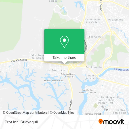 Prot Inn map
