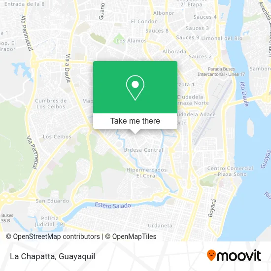 La Chapatta map