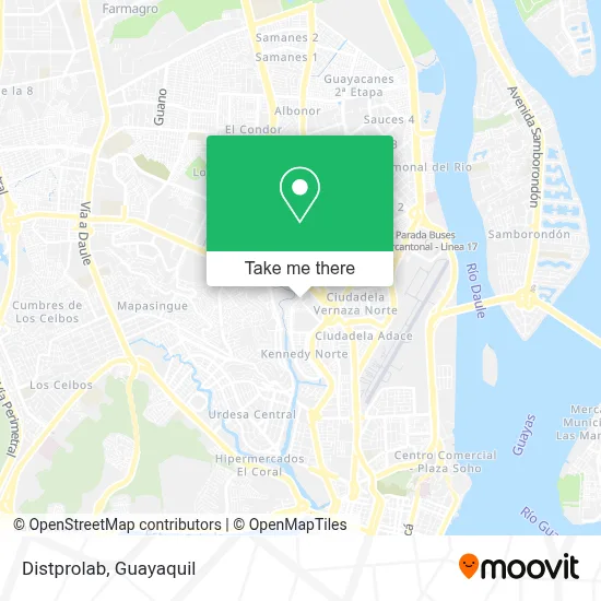 Distprolab map