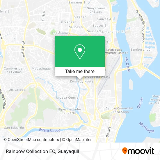 Rainbow Collection EC map