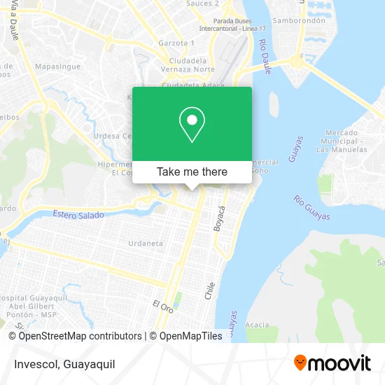 Invescol map