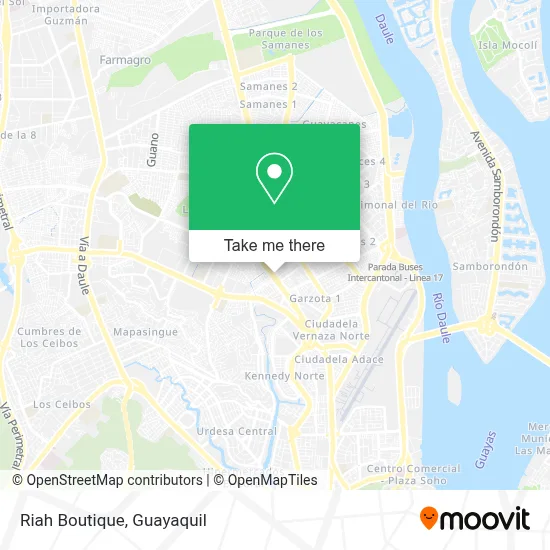 Riah Boutique map