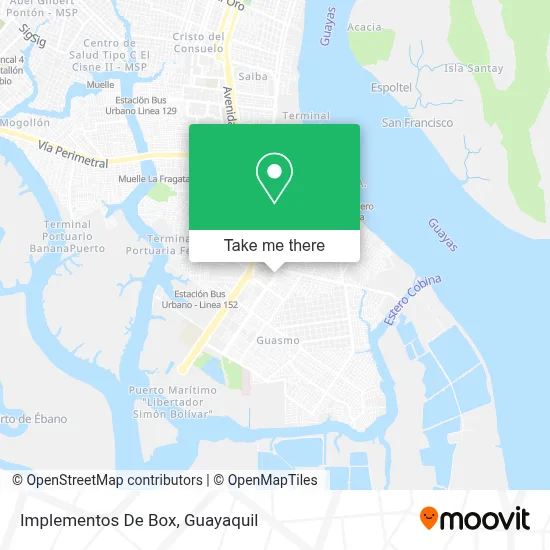 Implementos De Box map