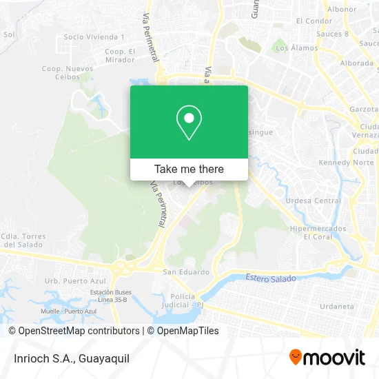 Inrioch S.A. map