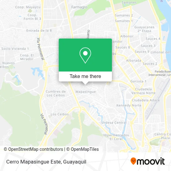 Cerro Mapasingue Este map