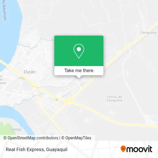 Real Fish Express map