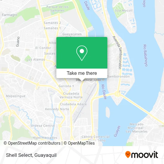 Shell Select map