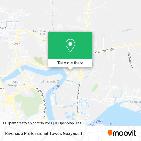 Riverside Professional Tower map
