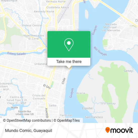 Mundo Comic map
