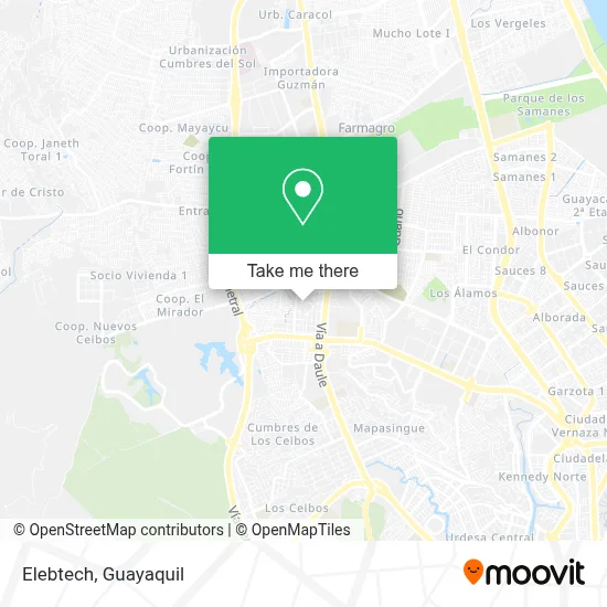 Elebtech map
