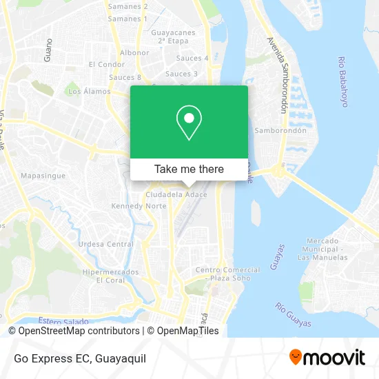Go Express EC map