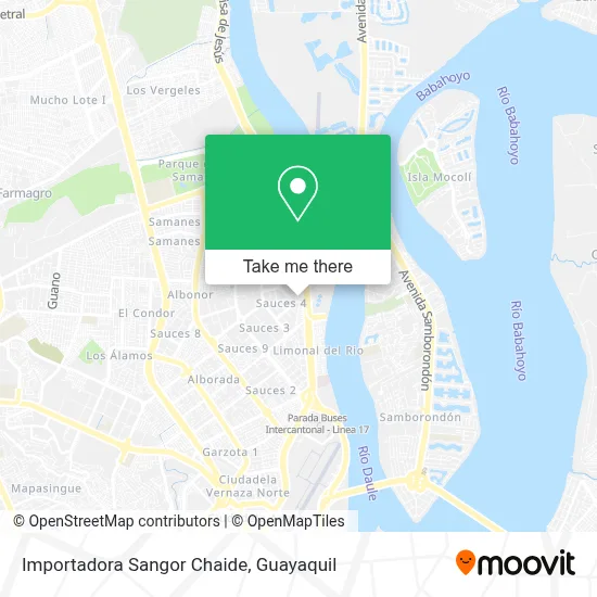 Importadora Sangor Chaide map