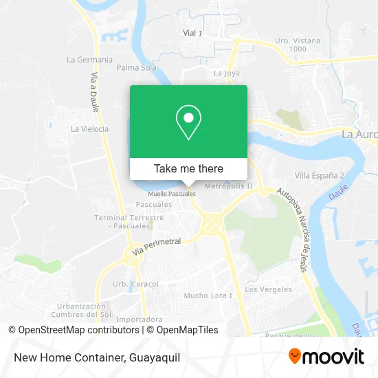 New Home Container map