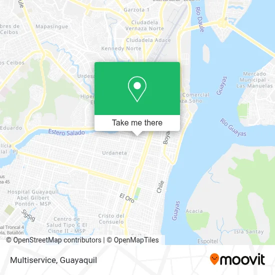 Multiservice map