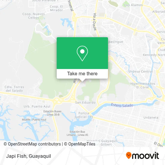 Japi Fish map