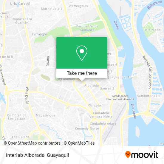 Interlab Alborada map