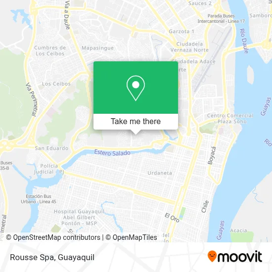 Rousse Spa map