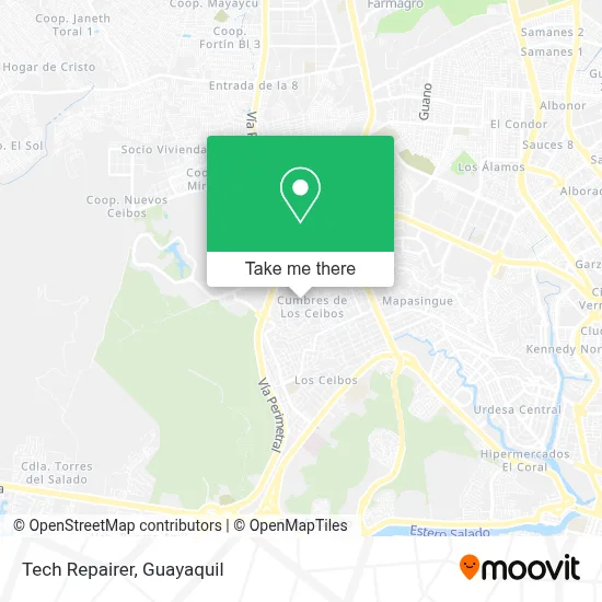 Tech Repairer map