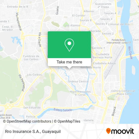 Rro Insurance S.A. map