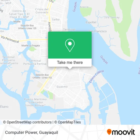 Computer Power map